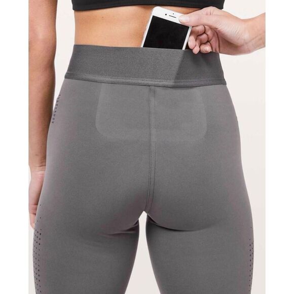 NWOT LULULEMON ATHLETICA Ride & Reflect Tight 28" (Lululemon C SoulCycle) in Met - Picture 5 of 8